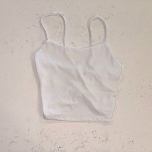 Back lace up crop top